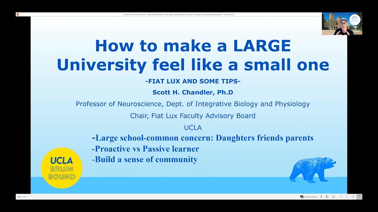 Unique Academic Experiences: Fiat Lux and Clusters - Explore UCLA’s innovative learning experiences and their focus on community. Fiat Lux provides students and faculty with small classroom settings to engage in m