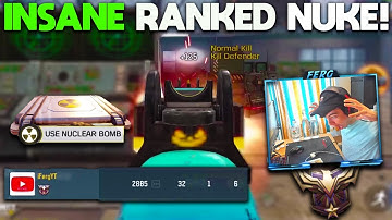 this RANKED NUKE is the BEST GAME EVER in COD Mobile (WE WERE LOSING UNTIL I NUKED THE ENEMIES)