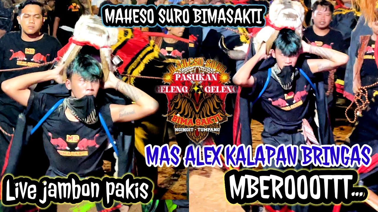 HEBOH SUPER MBEROT MAS ALEX || MAHESO SURO BIMASAKTI || live JAMBON PAKIS 23/01/2024 malang