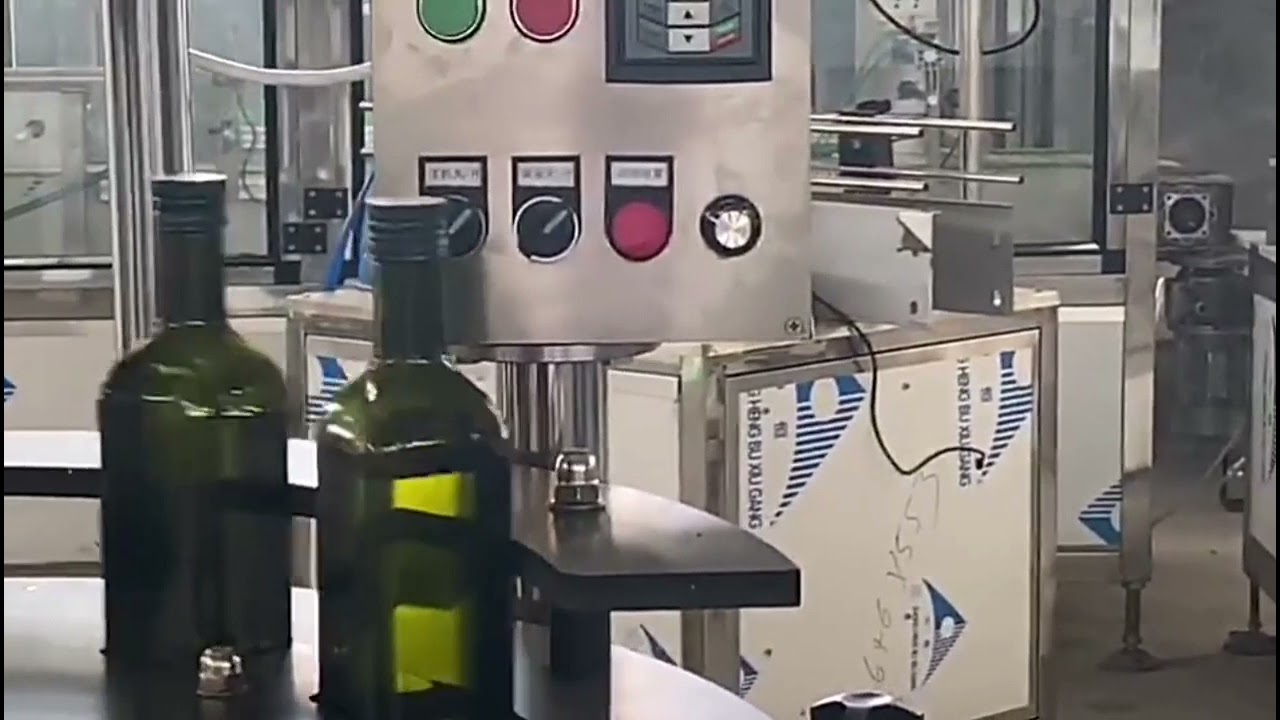 Olive oil filling sealing machine bottle capping machine oil filling line