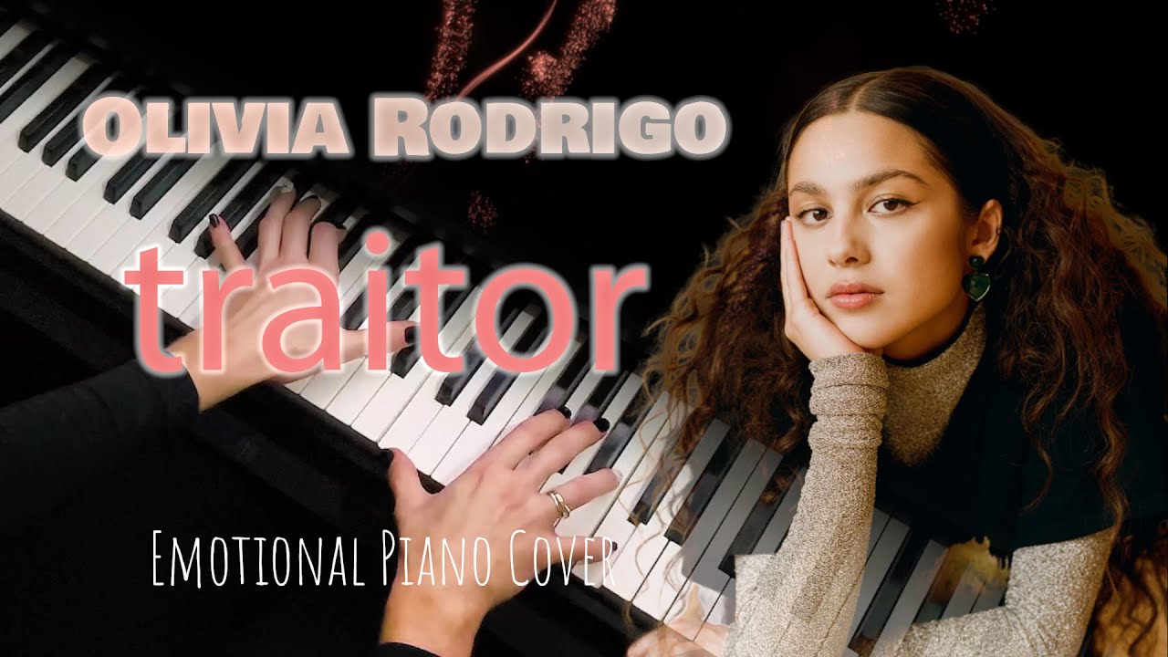 Olivia Rodrigo - traitor (Piano cover | Karaoke | Sheet Music)