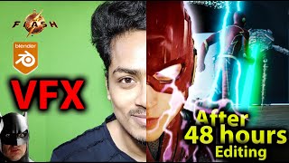 I spent 48 hours creating The Flash #theflash #vfx #blender #3danimation