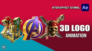 3D Rotating Logo Animation in Adobe After Effects [ Tutorial ] - Harish Studios