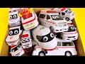 救急車とパトカーをチェックして坂道を緊急走行するよ！Check out ambulance and police car ! run on the slope.