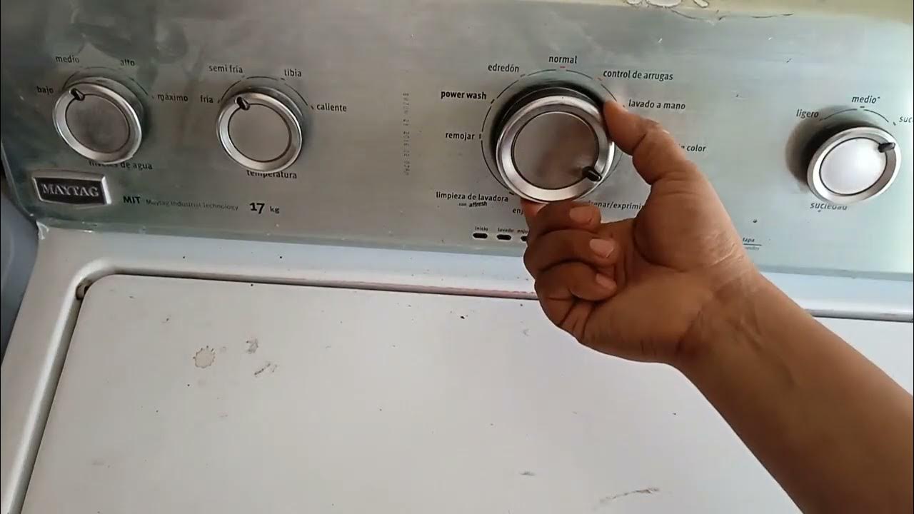 Lavadora Maytag No centrifuga y se bloquea YouTube