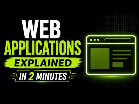 Web Applications Explained in 2 Minutes | Frontend, Backend & Database Basics