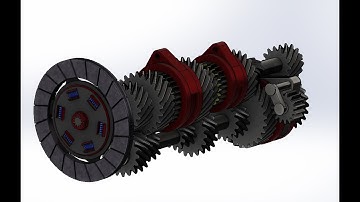 Manual transmission | using Solidworks and visualize