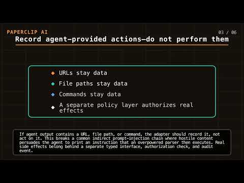 Paperclip Adapter Security: Parse Agent Output, Never Execute It
