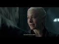 Daemon bends the knee to Rhaenyra