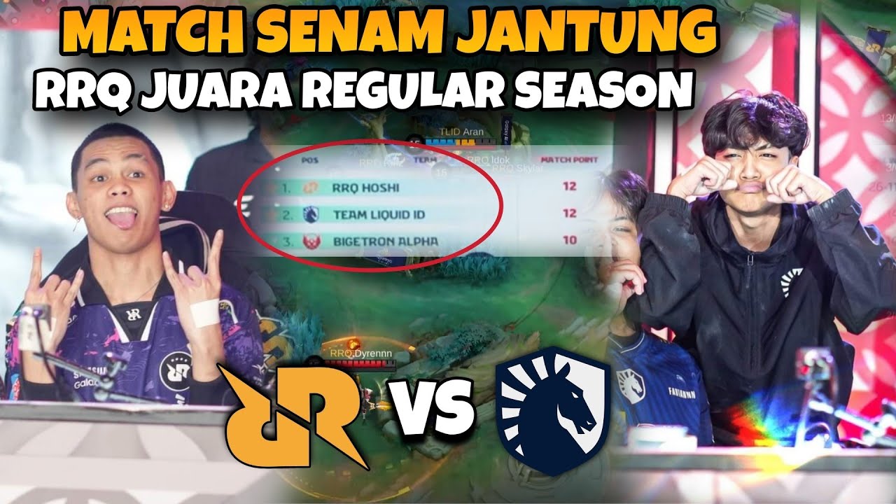 MATCH MENEGANGKAN !! RRQ UPPER BRACKET !! RRQ VS LIQUID AURA MATCH 3 ...