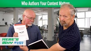 Who Authors Your Content Matters: Here&#39;s Why