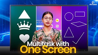 Unlock Smarter Collaboration and Multitask Seamlessly with Amdox Smart Board’s Split Screen