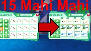 Catching 15 Mahi Mahi Pets In Adopt Me!!!!