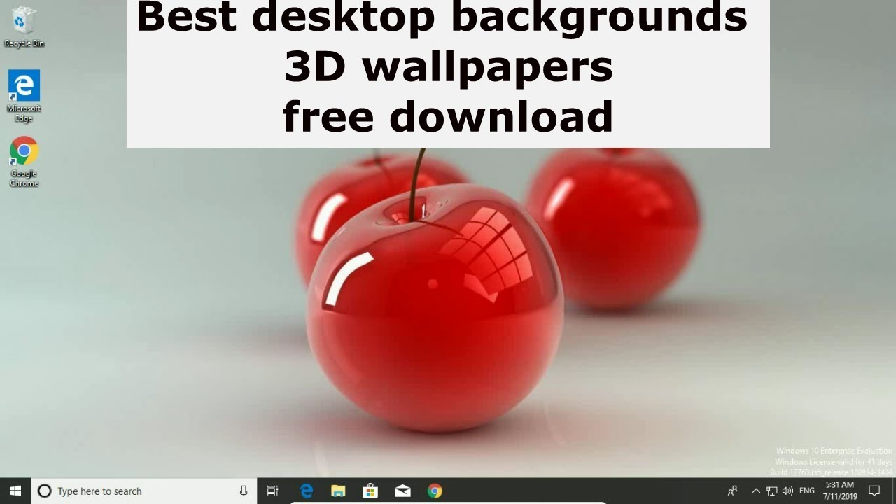 Best Desktop Backgrounds 3d Wallpapers Free Download Youtube