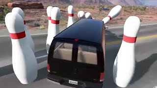 Cars Vs Bowling Challenge Car Simulation Game 4
