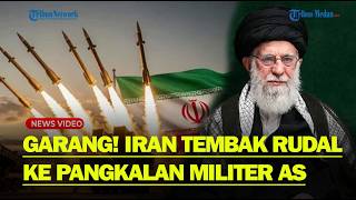 SERANGAN BALASAN❗ Pangkalan Militer AS Meledak Dahsyat Dibom Rudal Iran