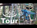 360 Bear Safe Tree Fort Tour / 30 Day Survival Challenge Canadian Rockies