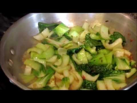 Bok Choy and Chicken Stir Fry