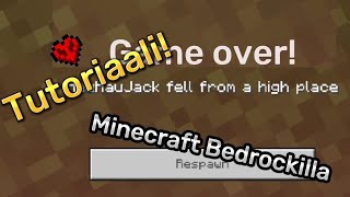 Kuinka tehdä Hardcore Minecraft Bedrockilla | Tutoriaali |