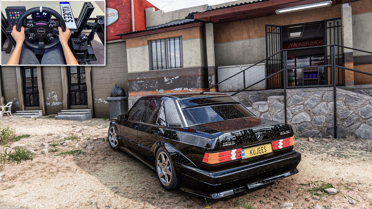 Mercedes-benz 190E 2.5 - Forza Horizon 5 | Moza R5 - YouTube
