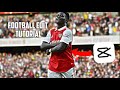 How to make good football edits on capcut tutorial not difficult