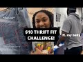 $10 THRIFT FIT CHALLENGE ft. MY BOYFRIEND| who makes the best fit?