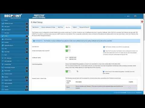SecPoint Protector V56 - How to Disable Client Renegotiation
