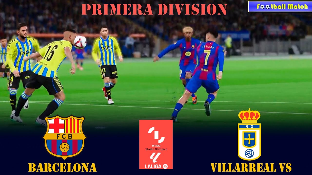 Barcelona VS Real Oviedo  La Liga 2025/26 | Full Match | PES 21 Simulation