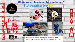 Motorcycle Universal Chain Roller CNC Full Aloy. Unboxing review 