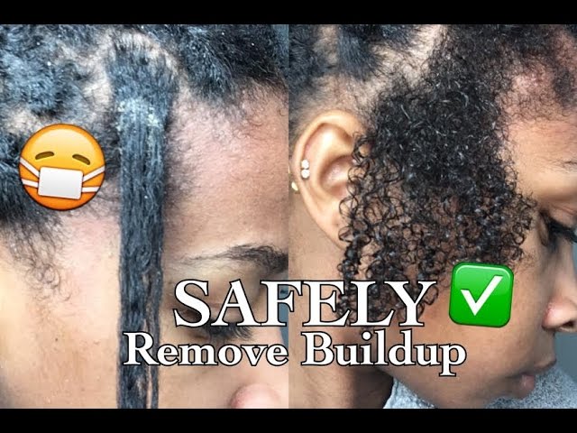 How to SAFELY Remove Dirt/ Buildup from Braids/Twists - YouTube