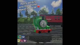 Roblox Locos Online Gameplay, Percy derails #thomasthetrain #thomasthetankengine #roblox