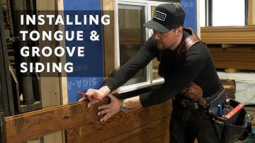How To Install Tongue and Groove Exterior Siding // ARBOR WOOD CO.