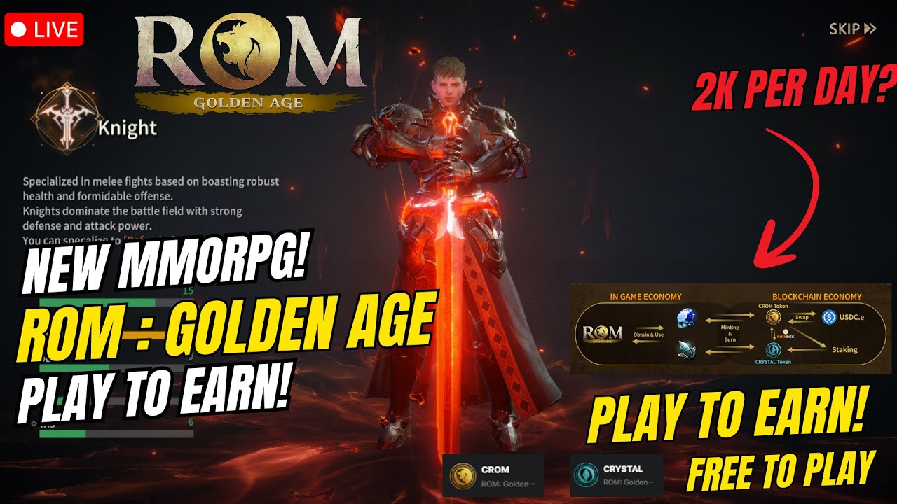 ROM : GOLDEN AGE | NEW MMORPG , Play To Earn!( Tagalog )