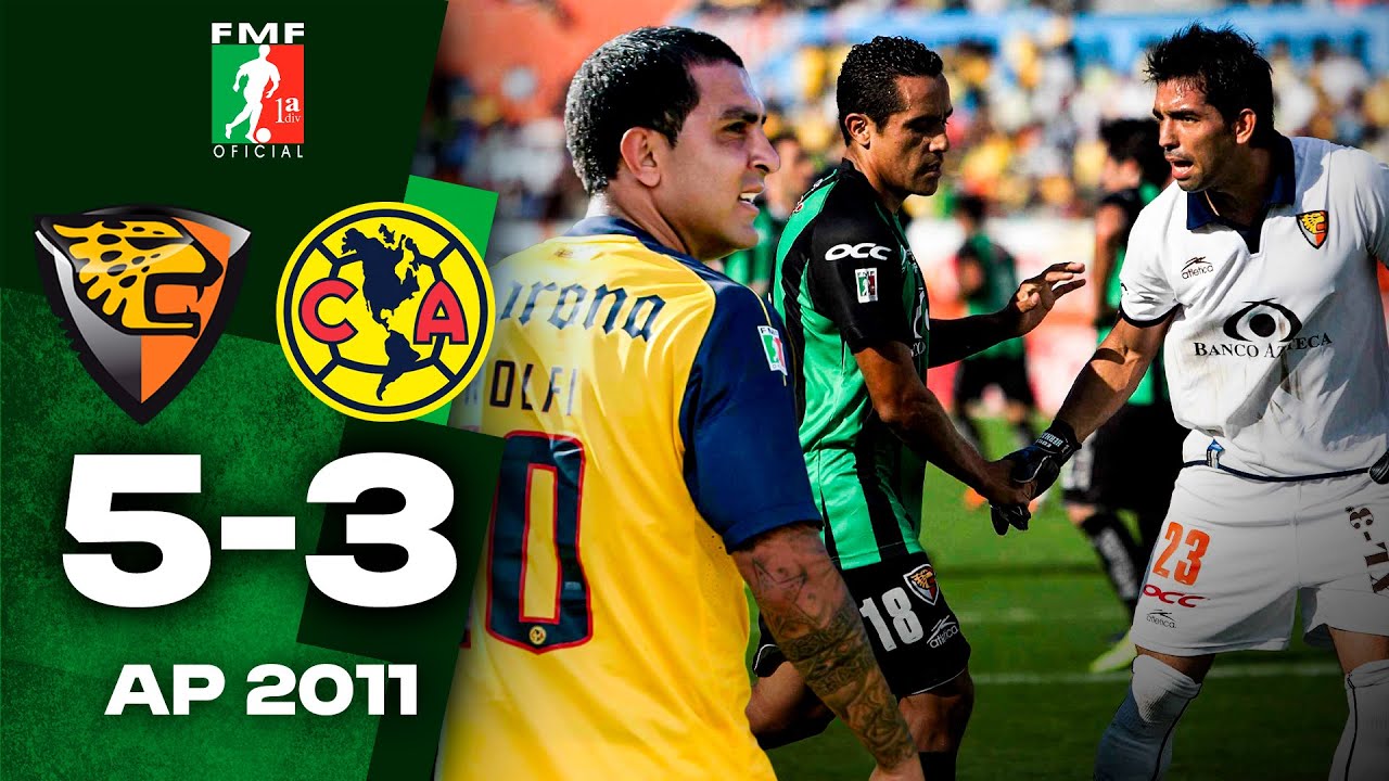 EL AVE CAE en la SELVA CHIAPANECA 🐆 Jaguares 5-3 América 🦅 Apertura 2011 - J9