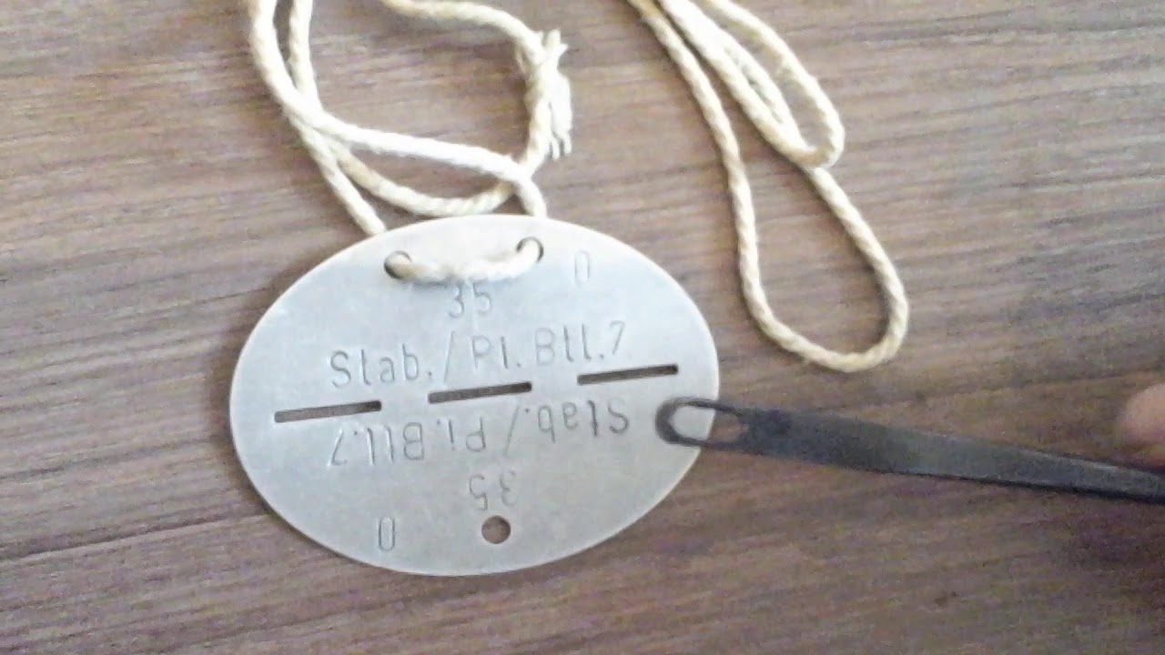 Немецкий опозновательный жетон  (копия)