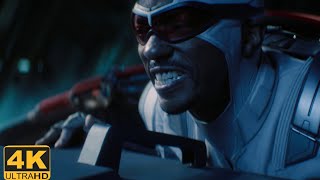 Falcon (Captain America) Saves Hostages [4K] | Falcon & Winter Soldier 1x06 Final Episode