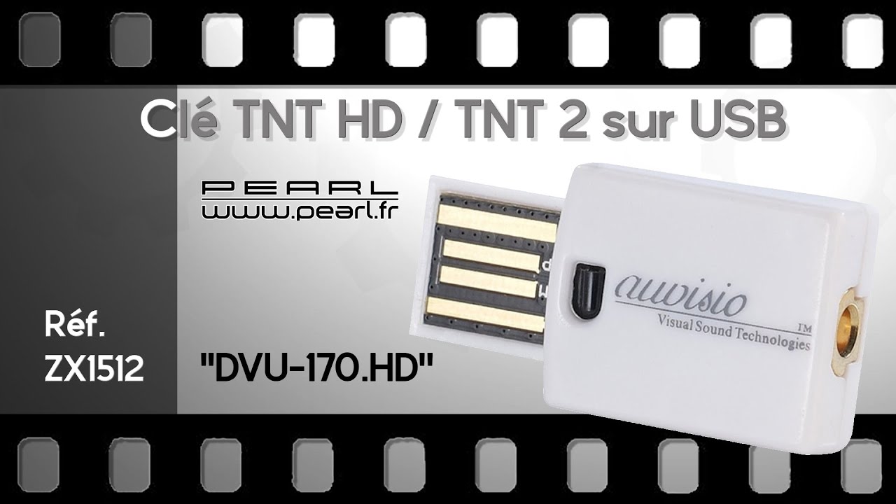 CLE - USB - Tuner TV HD - La télévision HD sur votre PC - [PEARLTV.FR] 
