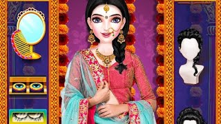 Indian wedding makeup dressup||@StylishGamerr    ||Android gameplay||new game 2022||girl games screenshot 5