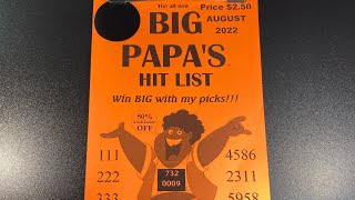 BIG PAPA S Hit List August 2022 Pick 3 Pick 4 Lottery Numbers
