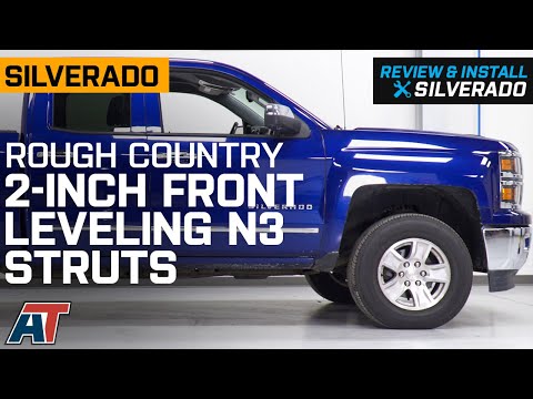 2014-2018 Silverado 1500 Rough Country 2-Inch Front Leveling N3 Struts Review & Install