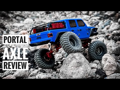 Portal Axles on the SCX24 - Worth the hype? Reviewing the RCAWD portal axles on the Gladiator
