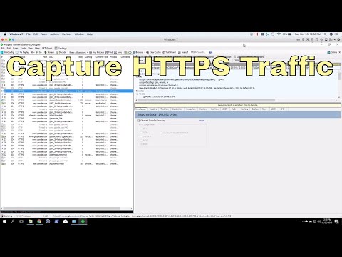 Capture Web Traffic - Telerik Fiddler Setup and First Time Use