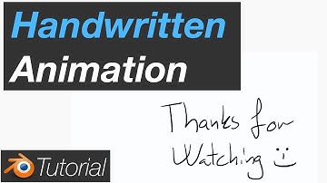 [3.4] Blender Tutorial: Handwritten Animation for Beginners