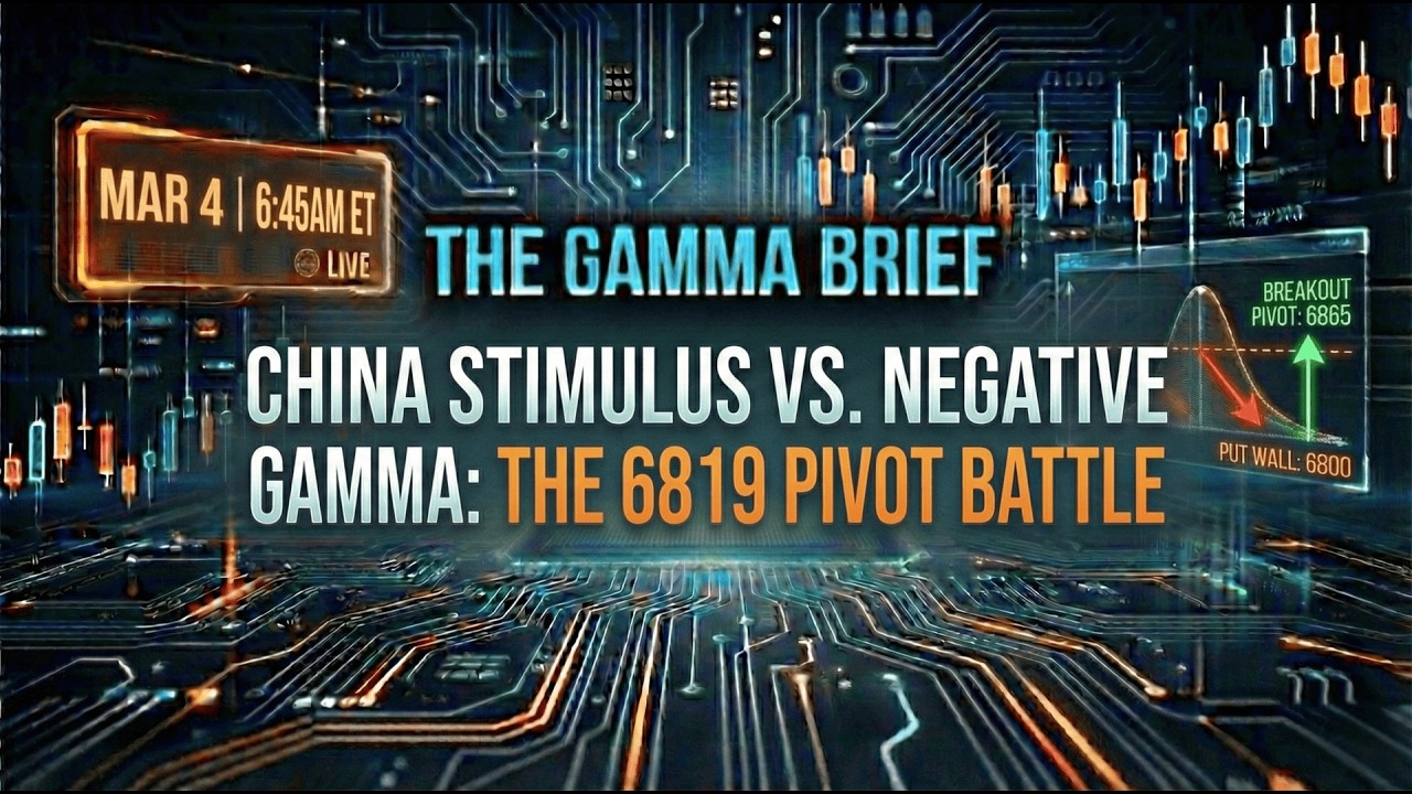 SPX Forecast (Mar 4 2026) | CHINA STIMULUS VS. NEGATIVE GAMMA: The 6819 ...