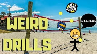 Weird Beach Volleyball Drills