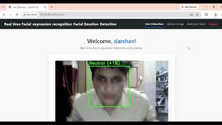 Real time Facial expression recognition in Python  Facial Emotion Detection