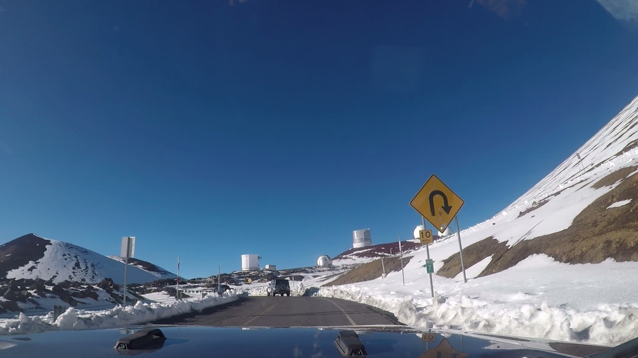 Mauna Kea drive up to summit