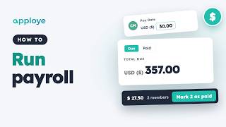 How to Run Payroll in Apploye (Step-by-Step)