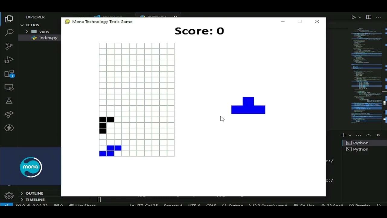 Démo et Code : Créez votre propre Tetris avec Python et Pygame ! 🎮🔧 ...