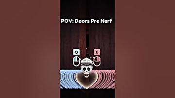 POV Doors Pre Nerf... #shorts #robloxdoors #roblox